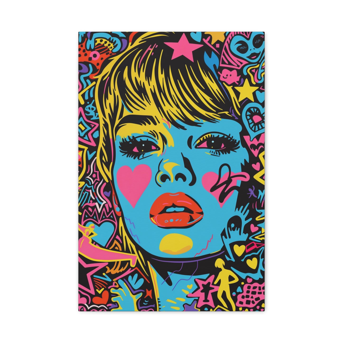 TABLEAU POP ART FEMME