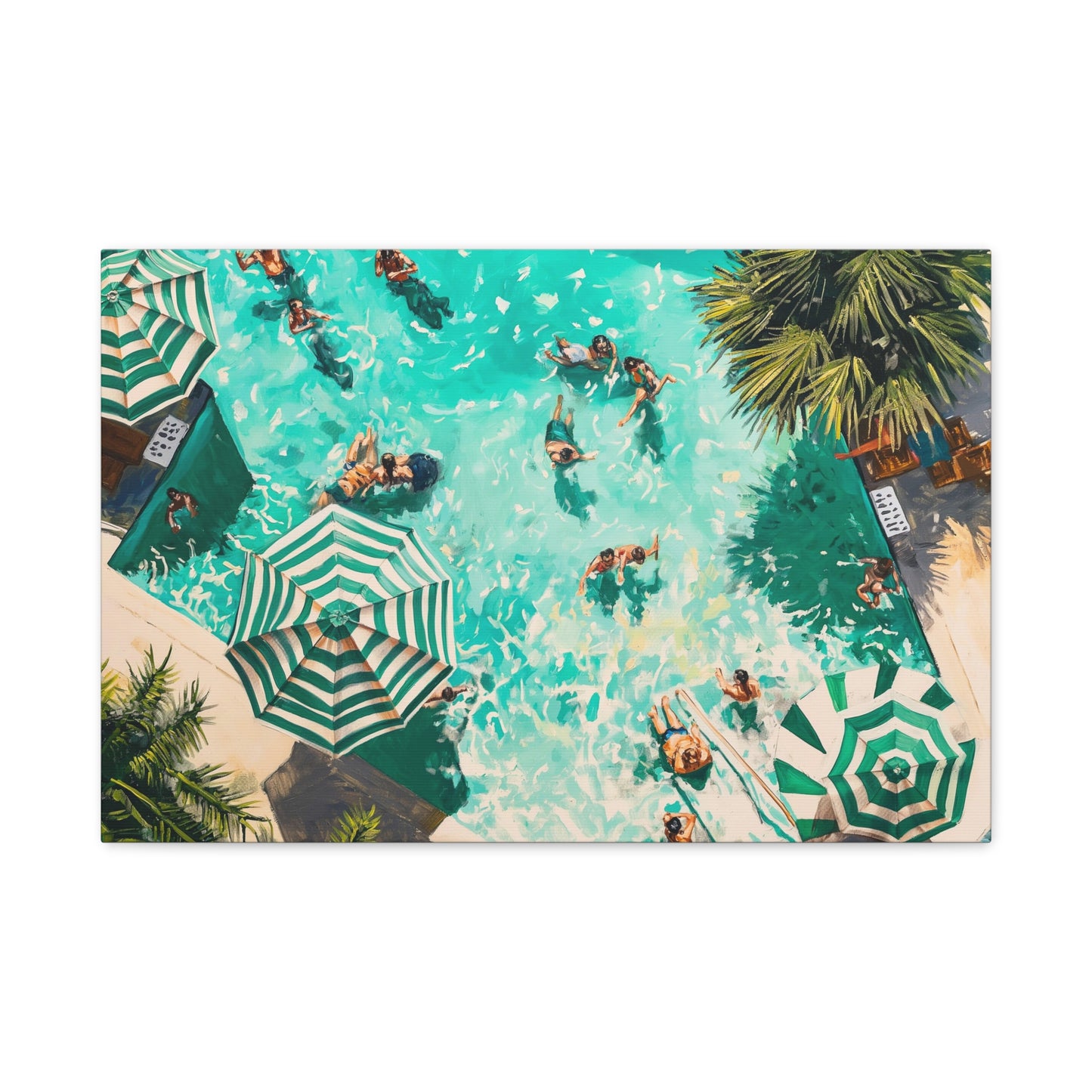 TABLEAU PISCINE SAINT-TROPEZ