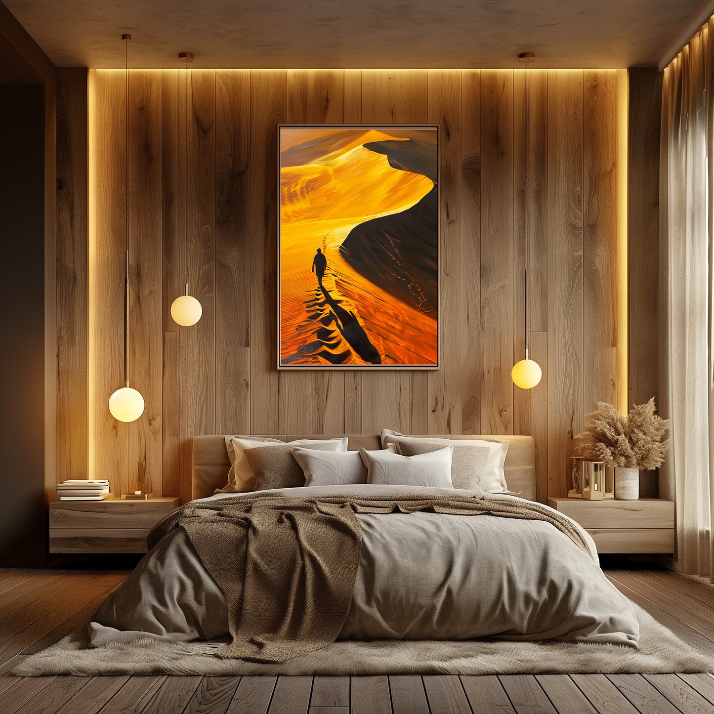 SUNSET DESERT PAINTING