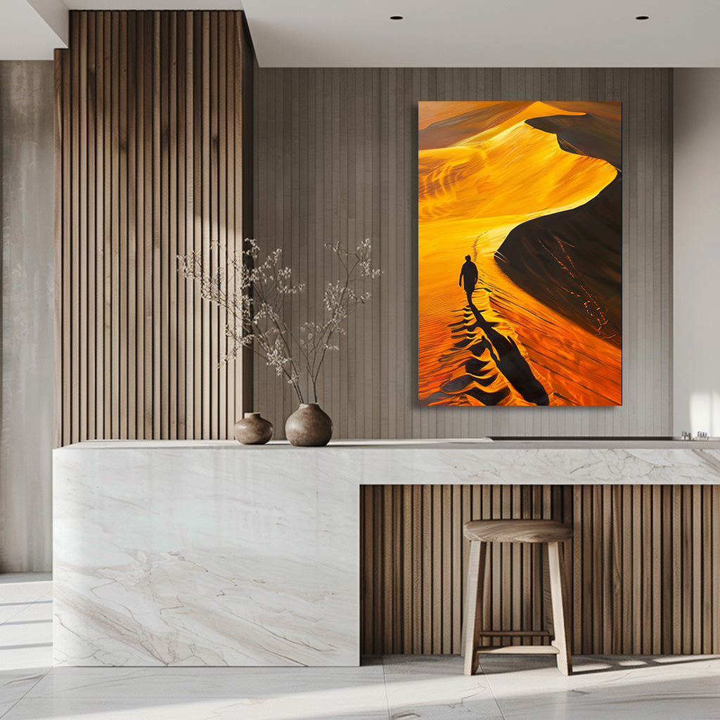 SUNSET DESERT PAINTING