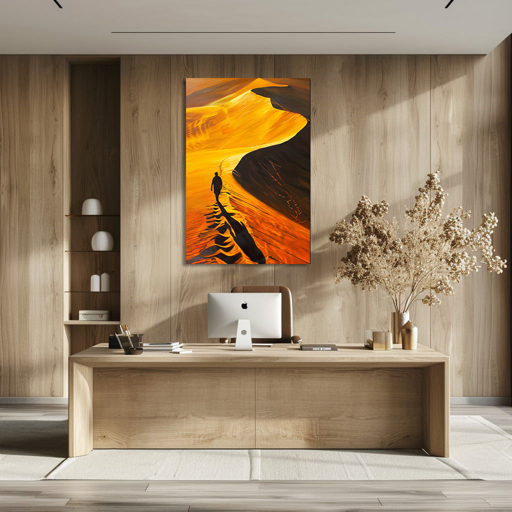 SUNSET DESERT PAINTING