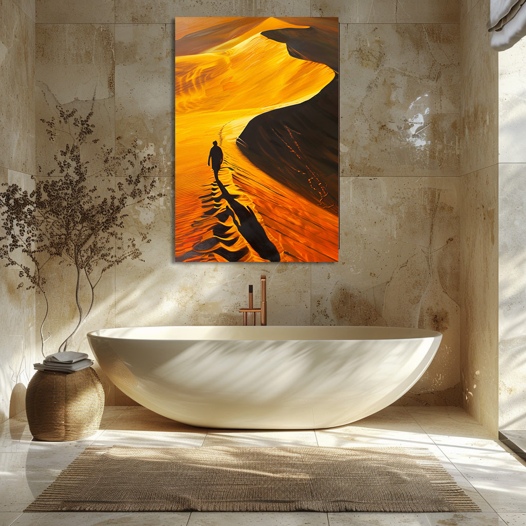 SUNSET DESERT PAINTING