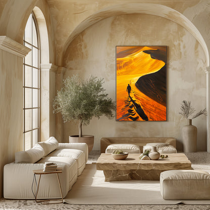 SUNSET DESERT PAINTING