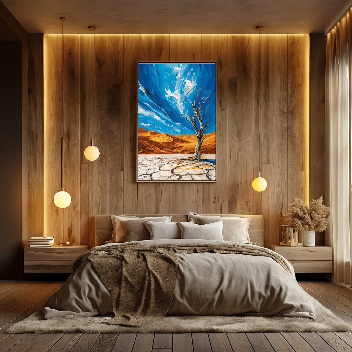 TEXTURED DESERT PAINTING