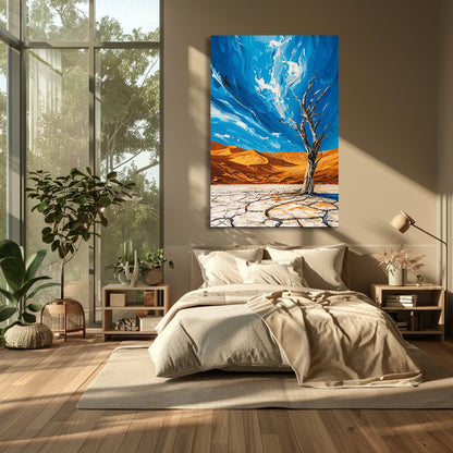 TEXTURED DESERT PAINTING