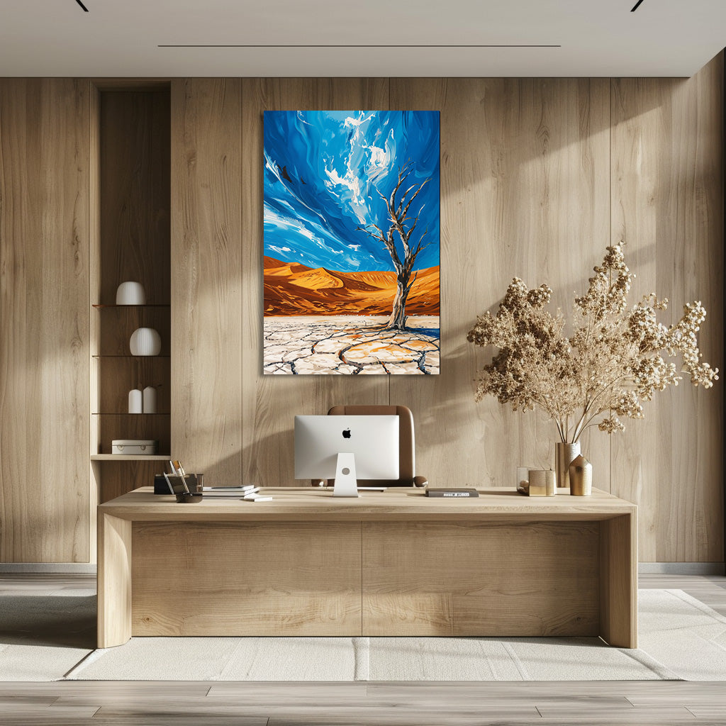 TEXTURED DESERT PAINTING