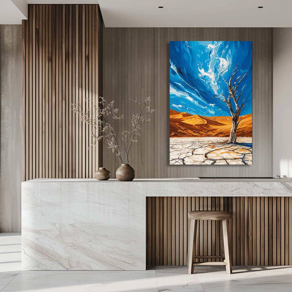 TEXTURED DESERT PAINTING