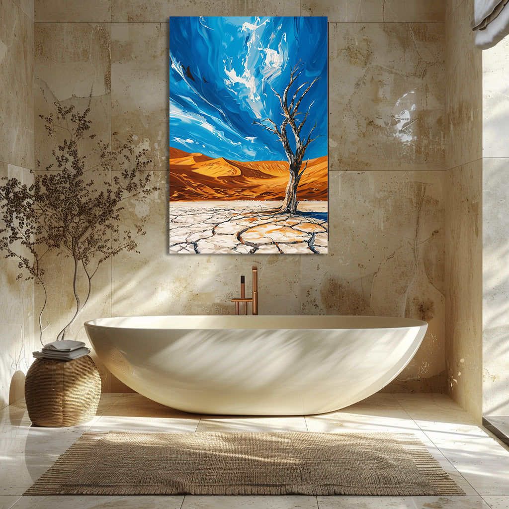 TEXTURED DESERT PAINTING