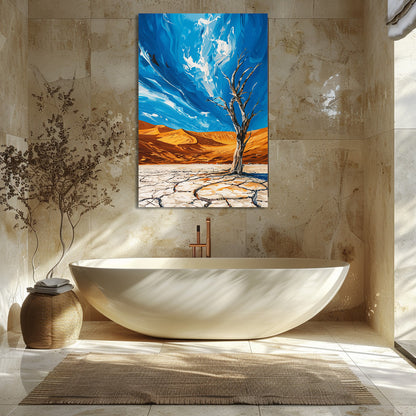 TEXTURED DESERT PAINTING