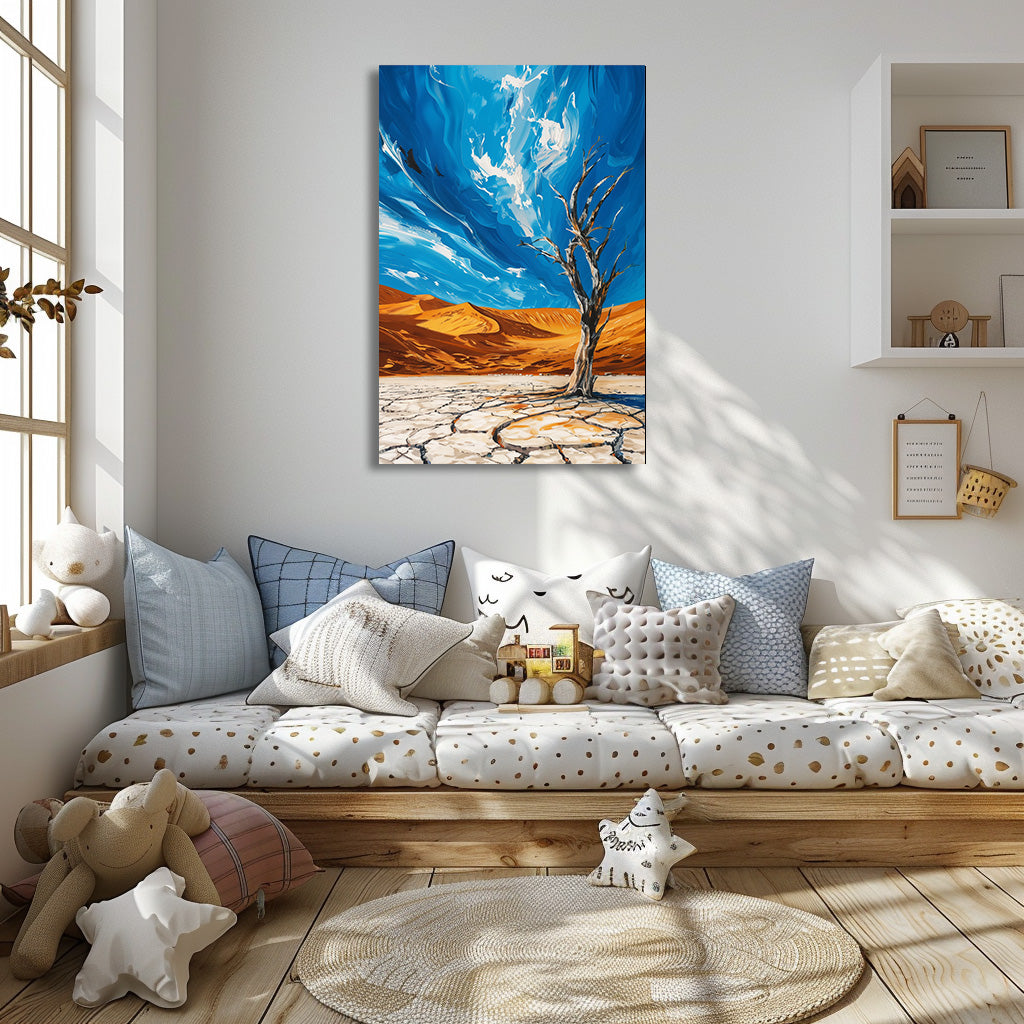 TEXTURED DESERT PAINTING