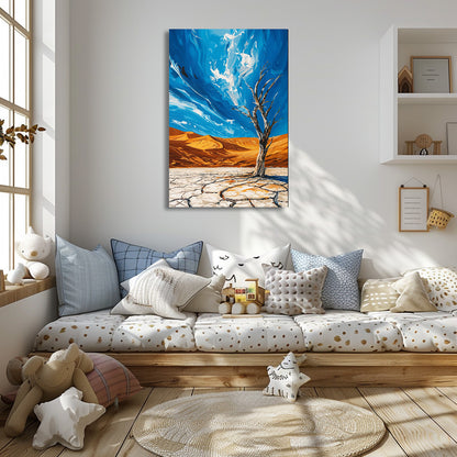 TEXTURED DESERT PAINTING