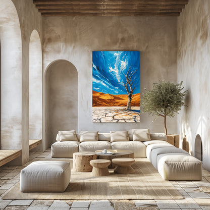 TEXTURED DESERT PAINTING