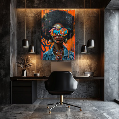 TABLEAU FEMME AFRO