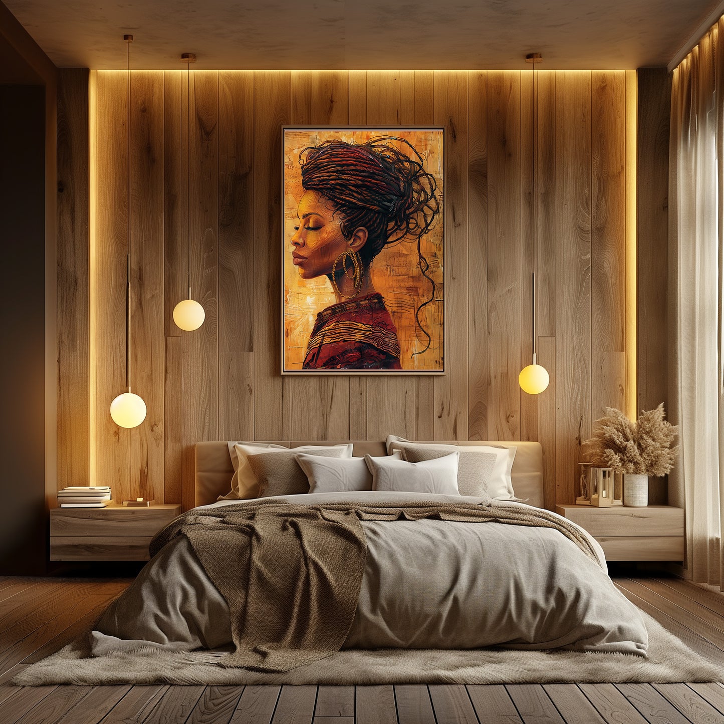 PINTURA AFRICANA BOHO