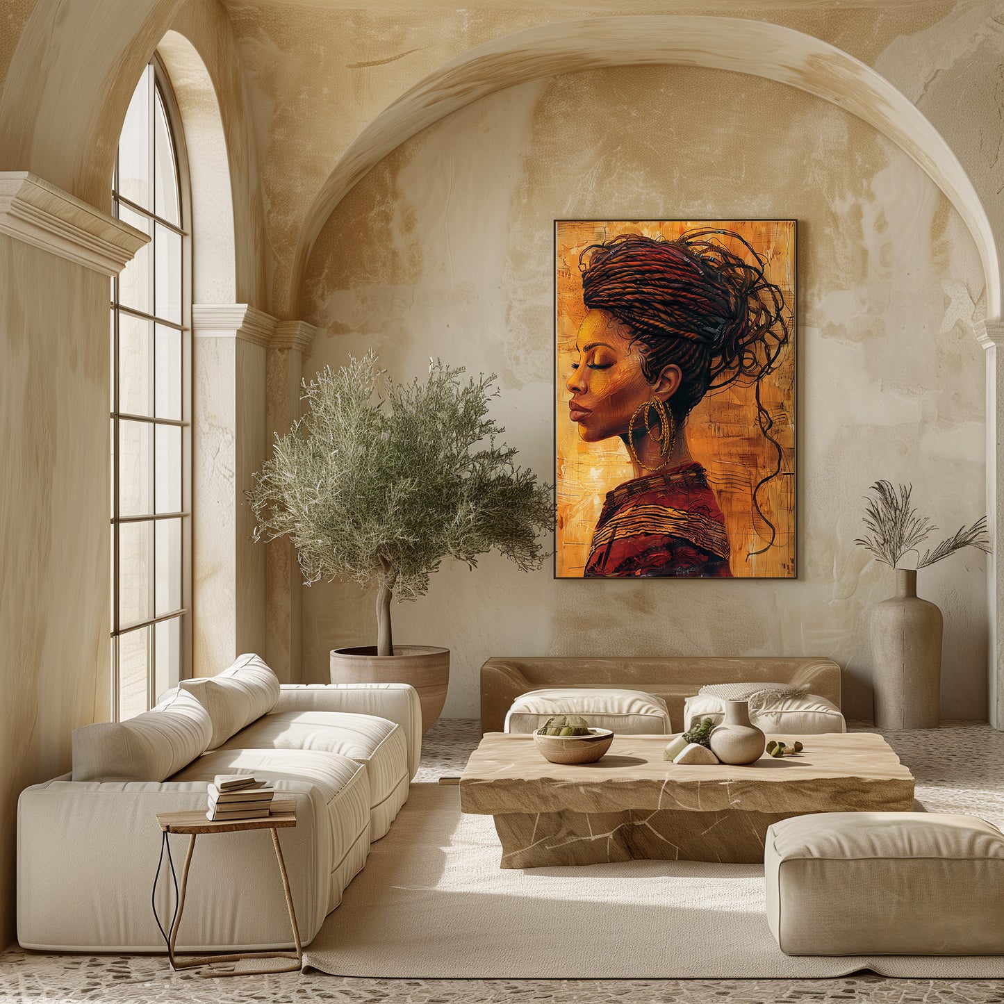 PINTURA AFRICANA BOHO