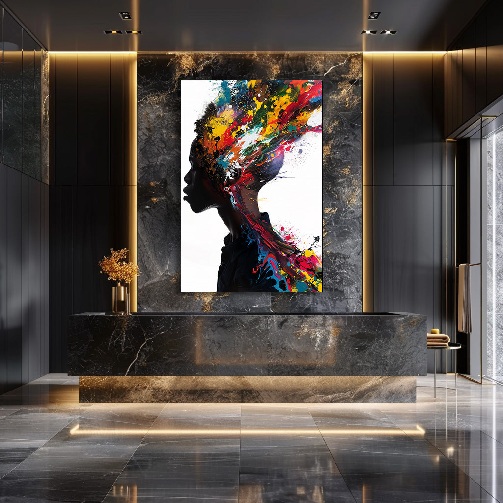 TABLEAU EXPLOSION COULEURS