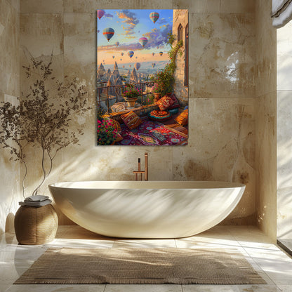 TABLEAU MONTGOLFIÈRES TURQUIE