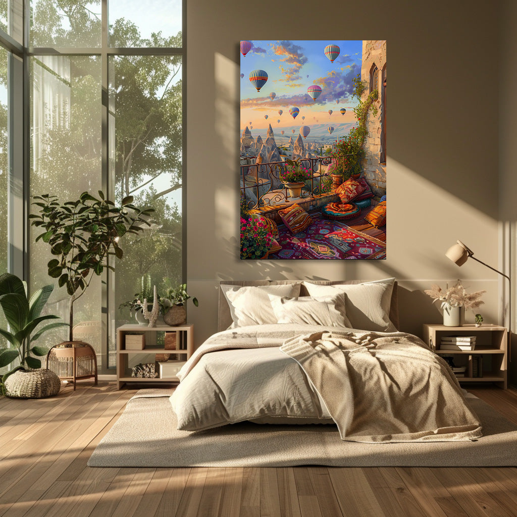 TABLEAU MONTGOLFIÈRES TURQUIE