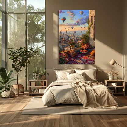 TABLEAU MONTGOLFIÈRES TURQUIE