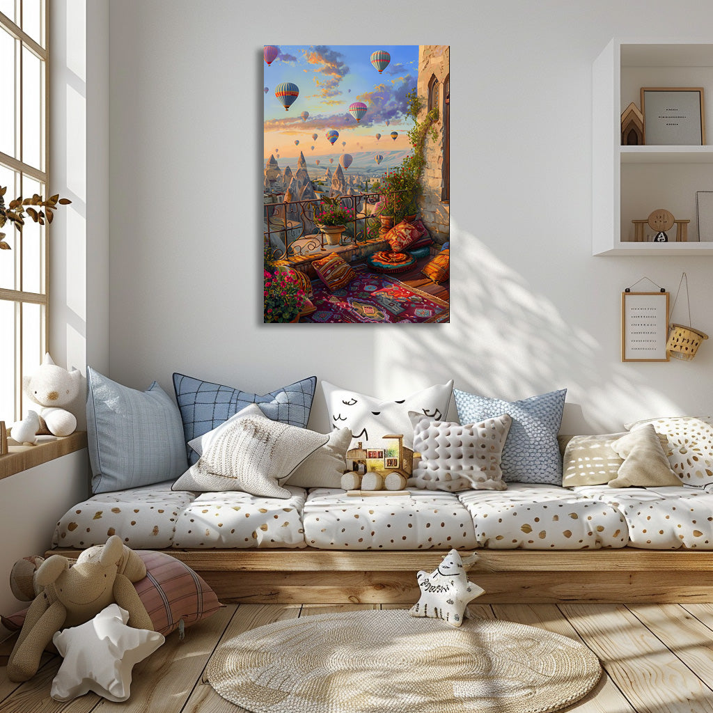 TABLEAU MONTGOLFIÈRES TURQUIE