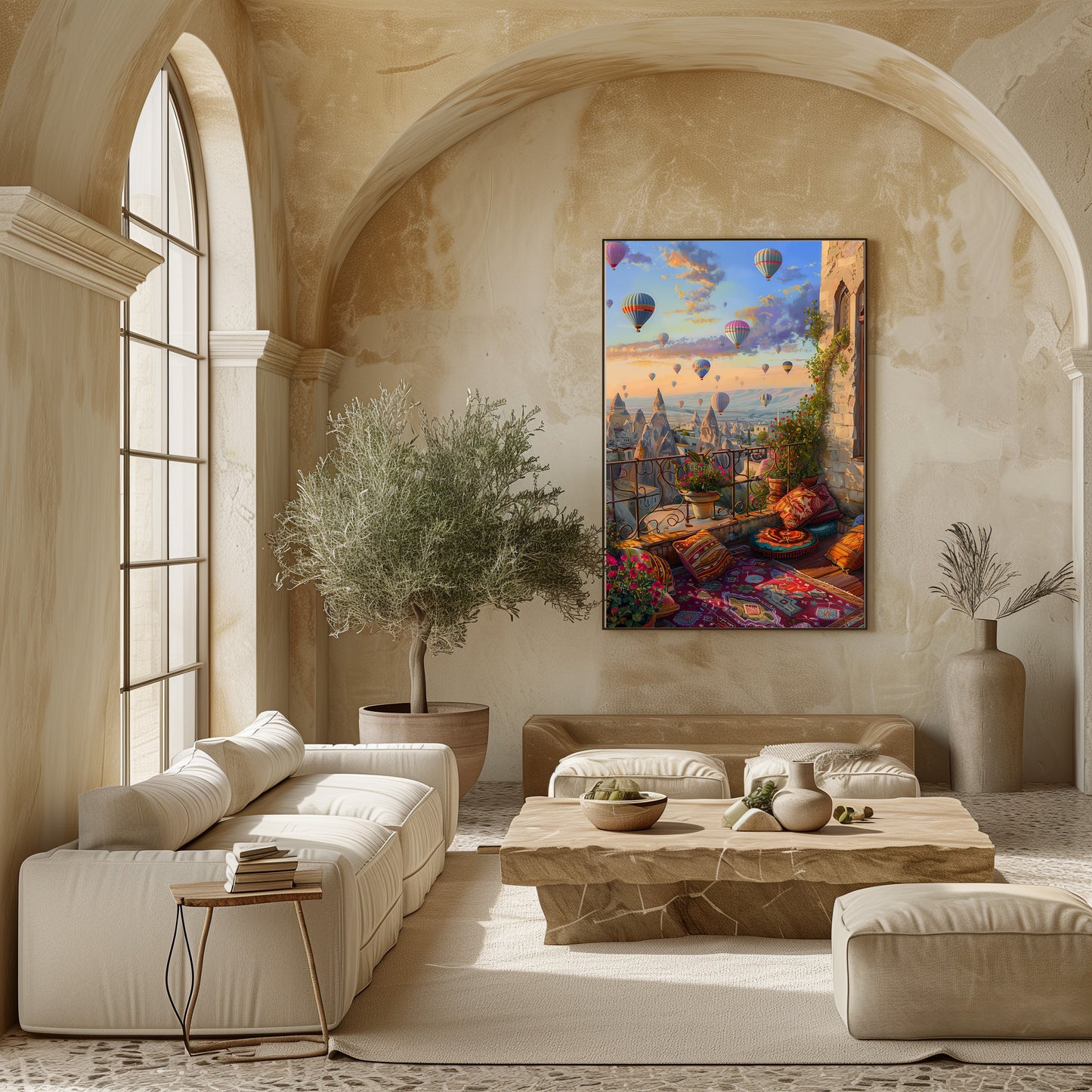 TABLEAU MONTGOLFIÈRES TURQUIE