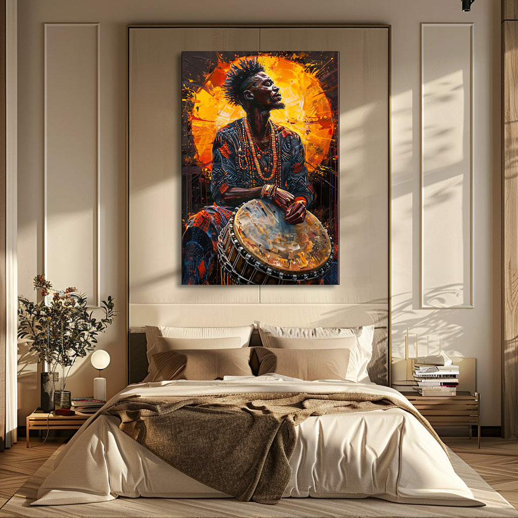 TABLEAU AFRICAIN MUSIQUE