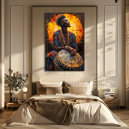 TABLEAU AFRICAIN MUSIQUE