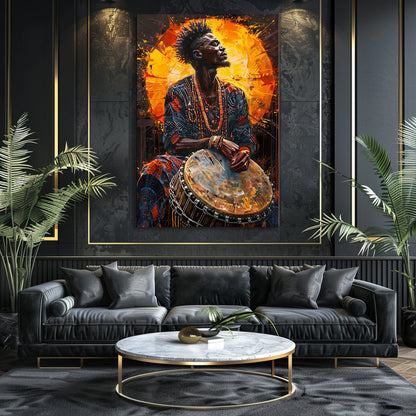 TABLEAU AFRICAIN MUSIQUE