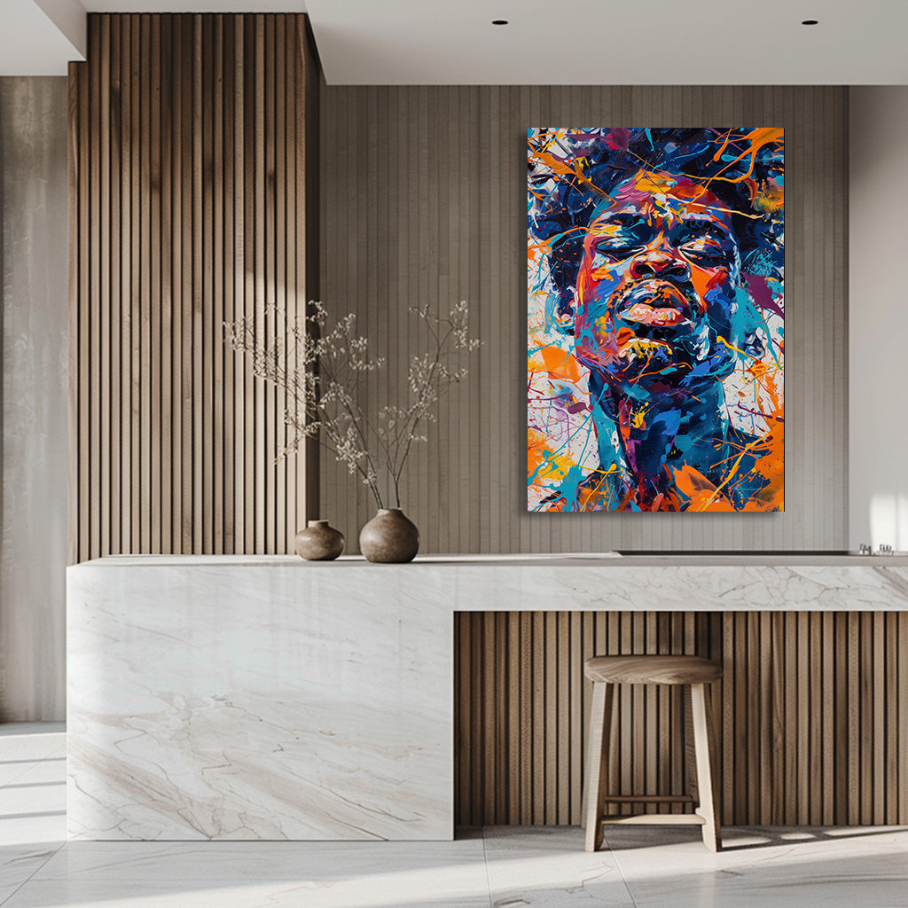 TABLEAU AFRICAIN STREET ART