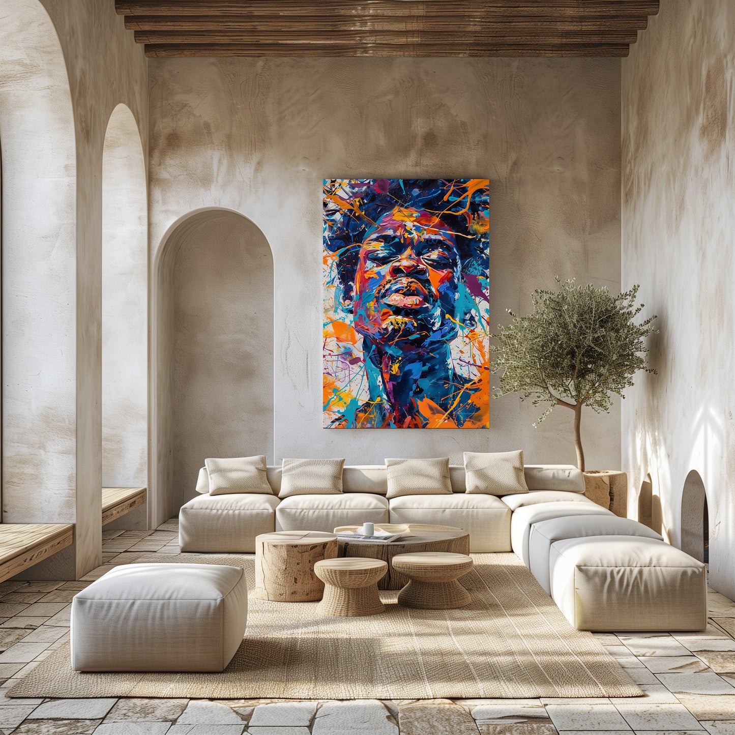 TABLEAU AFRICAIN STREET ART