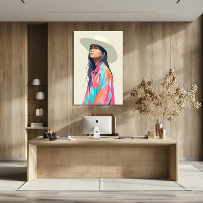 TABLEAU THAÏLANDAISE CHAPEAU