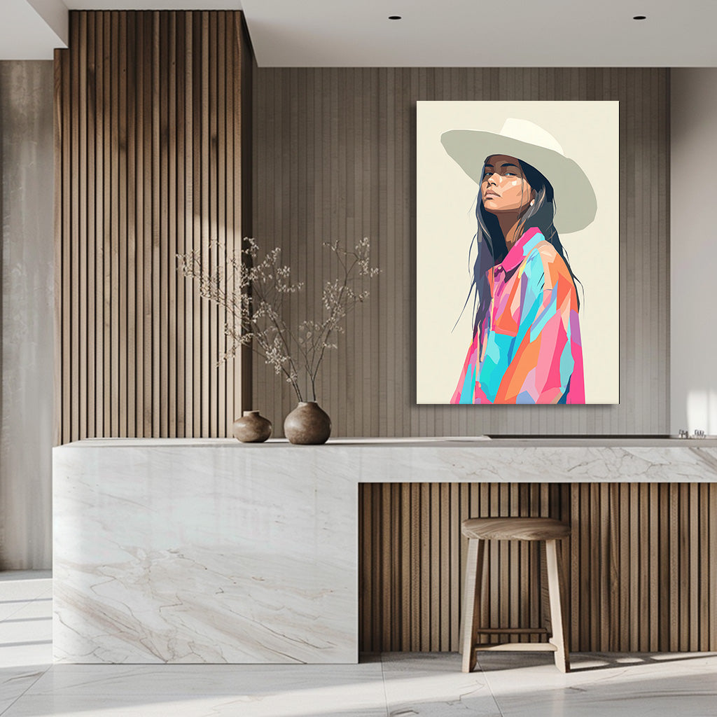 TABLEAU THAÏLANDAISE CHAPEAU