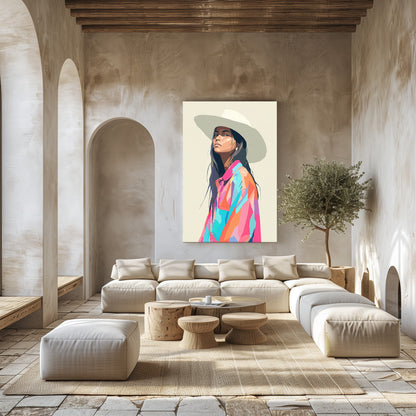 TABLEAU THAÏLANDAISE CHAPEAU