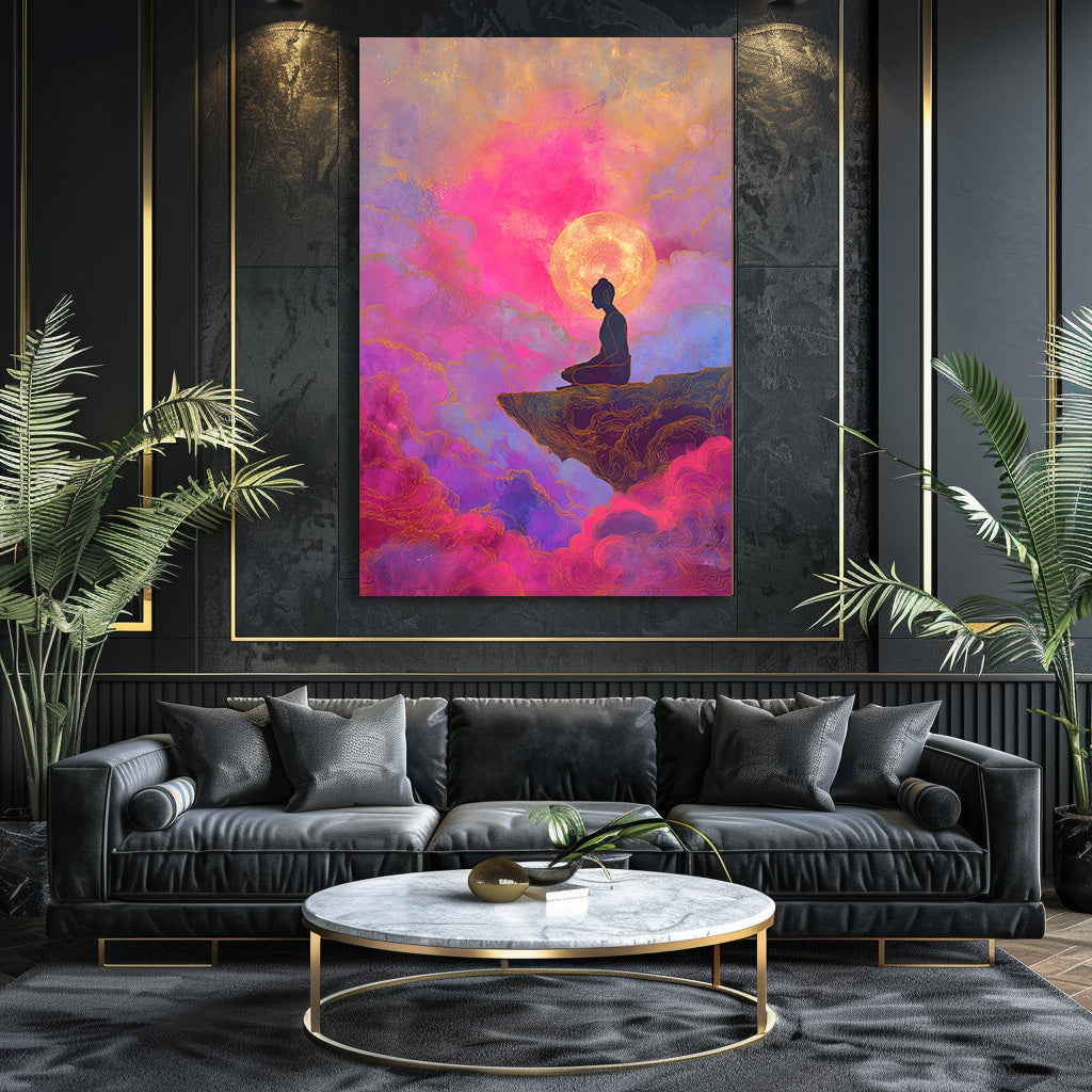 TABLEAU MÉDITATION BOUDDHA