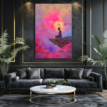 TABLEAU MÉDITATION BOUDDHA