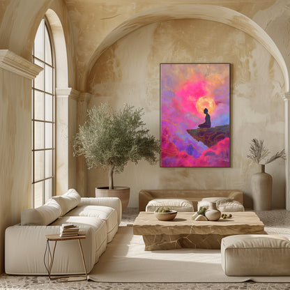 TABLEAU MÉDITATION BOUDDHA