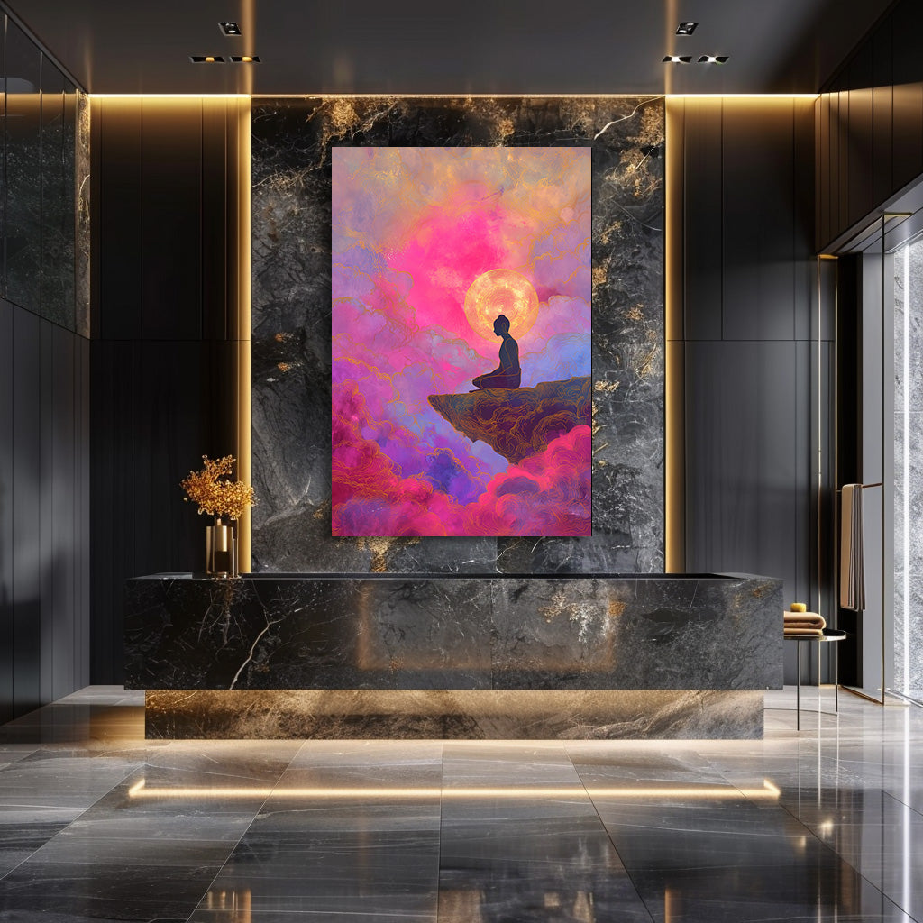 TABLEAU MÉDITATION BOUDDHA