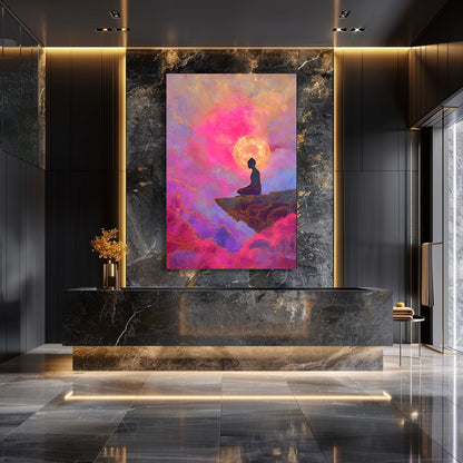 TABLEAU MÉDITATION BOUDDHA