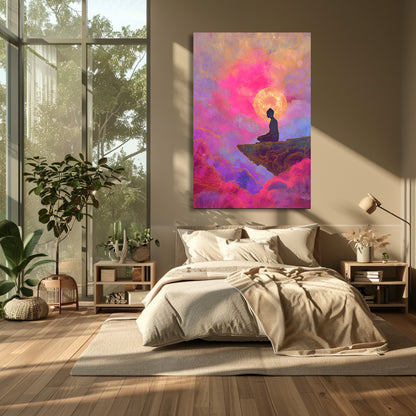 TABLEAU MÉDITATION BOUDDHA