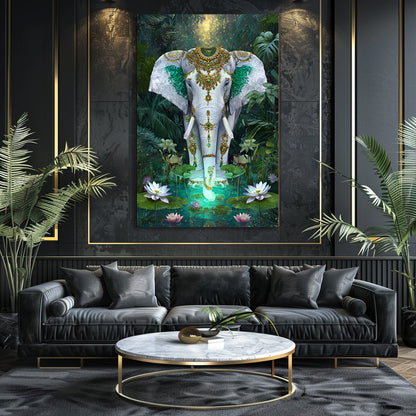 TABLEAU ÉLÉPHANT THAÏLANDE