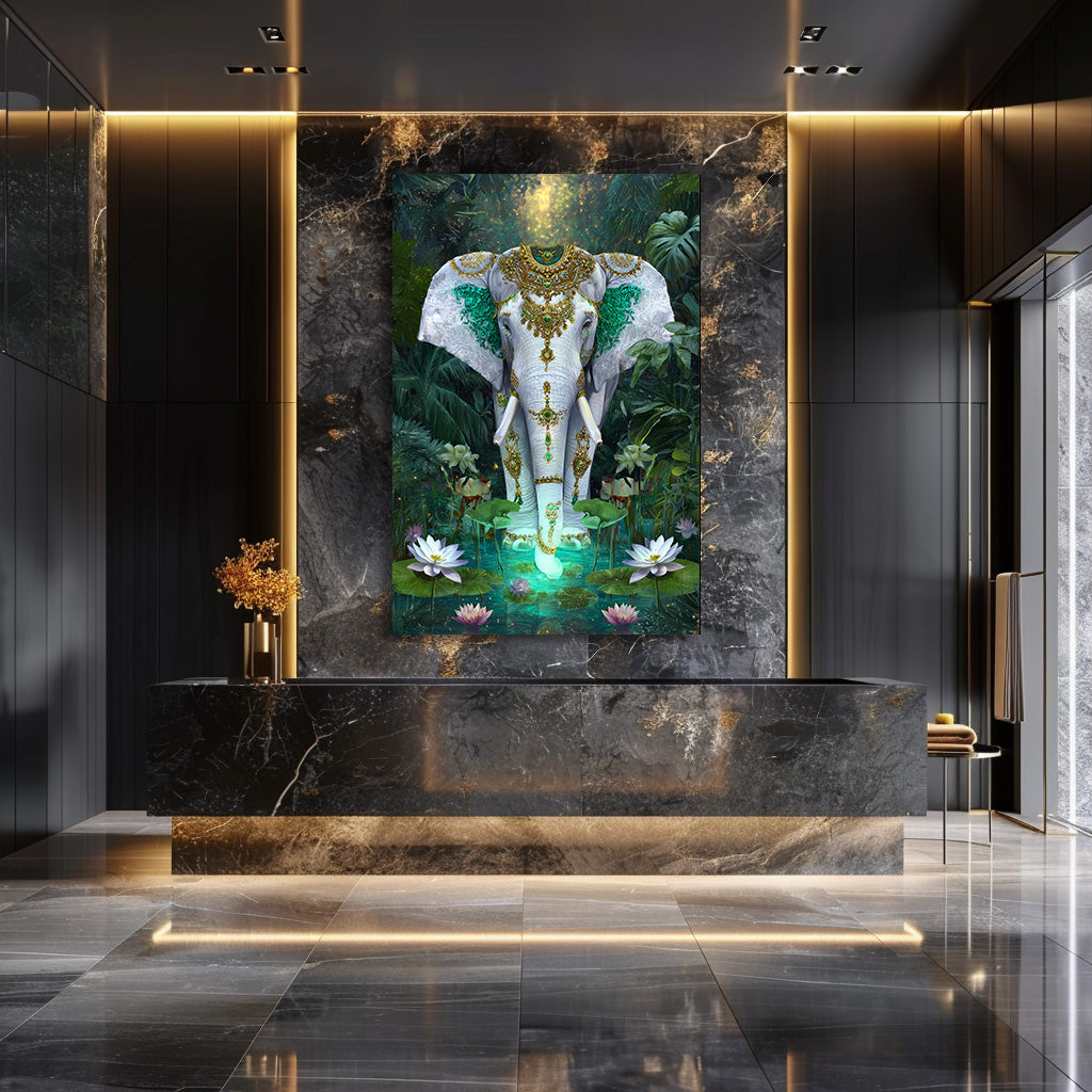 TABLEAU ÉLÉPHANT THAÏLANDE