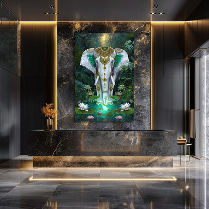 TABLEAU ÉLÉPHANT THAÏLANDE