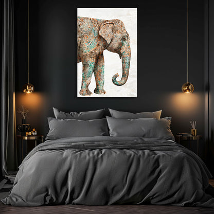 TABLEAU ÉLÉPHANT MANDALA