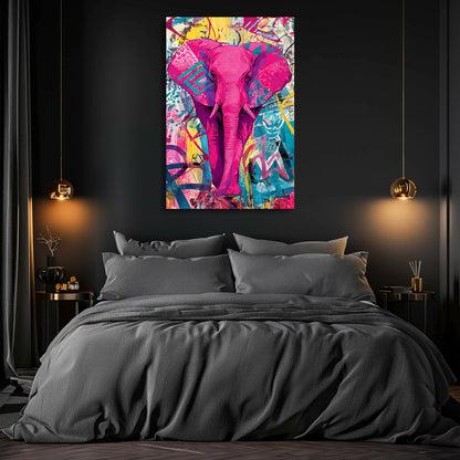 TABLEAU ÉLÉPHANT POP