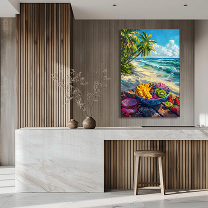 TABLEAU PLAGE TROPICALE