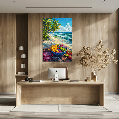 TABLEAU PLAGE TROPICALE