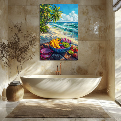 TABLEAU PLAGE TROPICALE