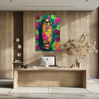 TABLEAU VIETNAM FLORAL