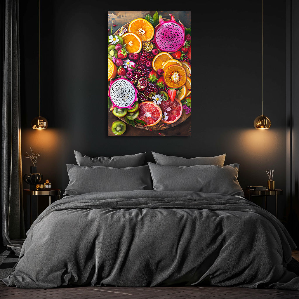 TABLEAU FRUITS EXOTIQUES