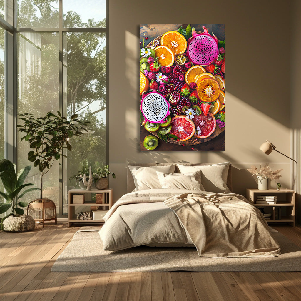 TABLEAU FRUITS EXOTIQUES